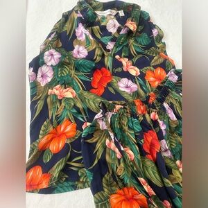 Victoria secret tropical pijama set size M